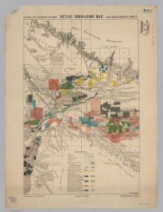 San Bernadino.  Detail Irrigation Map.