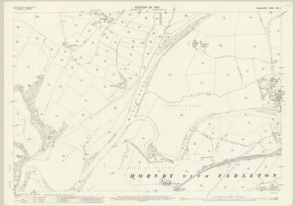 Lancashire XXV.11 (includes: Gressingham; Halton; Hornby With Farleton) - 25 Inch Map