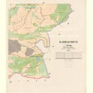 Kadeschitz - c2968-1-004 - Kaiserpflichtexemplar der Landkarten des stabilen Katasters
