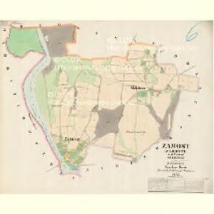 Zamost - m3554-2-001 - Kaiserpflichtexemplar der Landkarten des stabilen Katasters