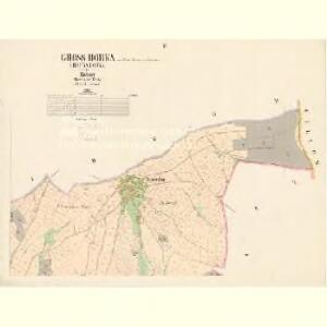 Gross Horka (Hruba Horka) - c2369-1-002 - Kaiserpflichtexemplar der Landkarten des stabilen Katasters