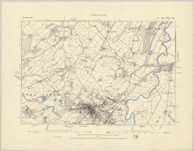 Montgomeryshire XX.NE - OS Six-Inch Map