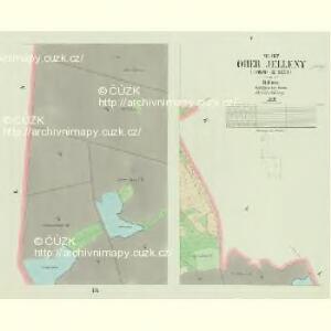 Ober Jelleny (Horno Gellenj) - c2059-1-005 - Kaiserpflichtexemplar der Landkarten des stabilen Katasters