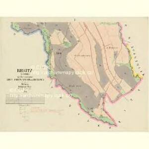 Brsitz (Brzice) - c0544-1-004 - Kaiserpflichtexemplar der Landkarten des stabilen Katasters