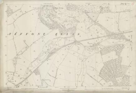 Wiltshire LXV.9 (includes: Dinton; Fovant; Sutton Mandeville; Teffont; Tisbury) - 25 Inch Map