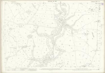 Lancashire XLV.10 (includes: Claughton; Goosnargh) - 25 Inch Map