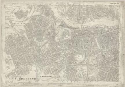 Durham VIII.14 (includes: Sunderland) - 25 Inch Map
