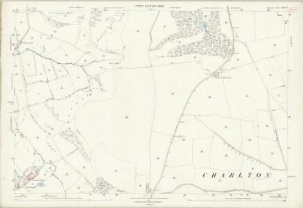 Somerset LXXV.9 (includes: Charlton Horethorne; Compton Pauncefoot; Corton Denham; South Cadbury) - 25 Inch Map