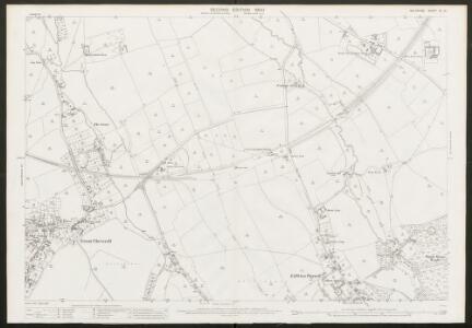 Wiltshire XL.13 (includes: Cheverell Magna; Little Cheverell; Market Lavington; West Lavington) - 25 Inch Map