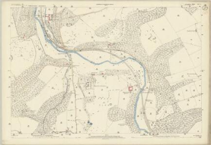 Devon XLII.12 (includes: Chawleigh; Eggesford; Wembworthy) - 25 Inch Map