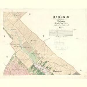Radeiow - m2505-1-002 - Kaiserpflichtexemplar der Landkarten des stabilen Katasters
