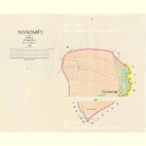 Nonnengrün - c1885-2-001 - Kaiserpflichtexemplar der Landkarten des stabilen Katasters