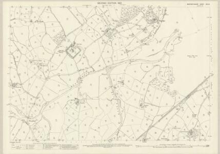Merionethshire XXII.13 (includes: Llangywer; Llanuwchllyn; Llanycil) - 25 Inch Map