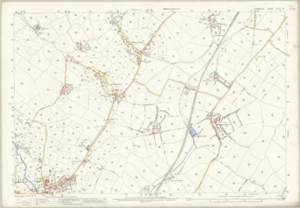 Cornwall LXVIII.12 (includes: Ludgvan; St Erth; St Hilary) - 25 Inch Map