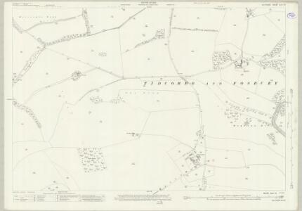 Wiltshire XLIII.10 (includes: Tidcombe and Fosbury) - 25 Inch Map