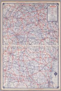Rand McNally Road map: Georgia