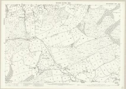 Montgomeryshire XXII.16 (includes: Berriw; Castle Caereinion Rural; Llanfair Caereinion; Manafon) - 25 Inch Map