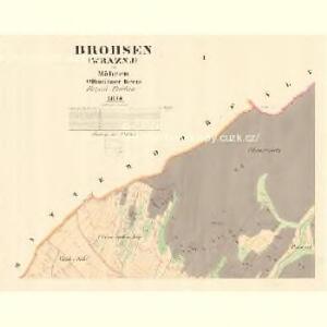 Brohsen (Wraznj) - m3480-1-001 - Kaiserpflichtexemplar der Landkarten des stabilen Katasters
