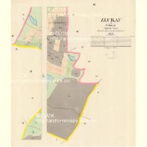 Zlukau - c9290-1-003 - Kaiserpflichtexemplar der Landkarten des stabilen Katasters