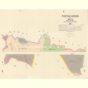 Wostruschno - c5571-1-001 - Kaiserpflichtexemplar der Landkarten des stabilen Katasters