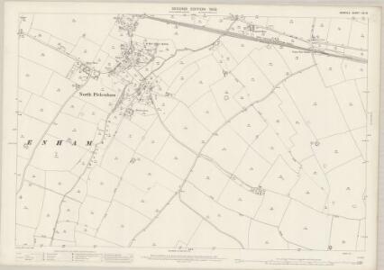 Norfolk LIX.16 (includes: Holme Hale; North Pickenham; Sporle With Palgrave; Swaffham) - 25 Inch Map