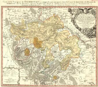 Carté de la Principauté de Halberstadt