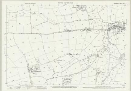 Devon LXVI.1 (includes: Bow; North Tawton; Zeal Monachorum) - 25 Inch Map