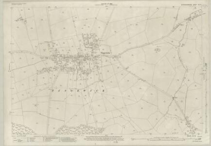 Buckinghamshire XIII.13 (includes: Tingewick) - 25 Inch Map