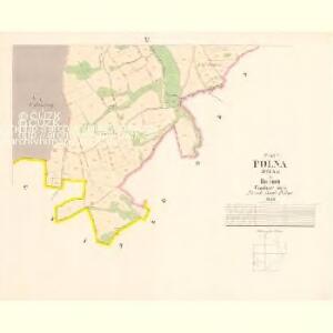 Polna - c5992-1-009 - Kaiserpflichtexemplar der Landkarten des stabilen Katasters