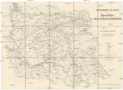 Strassen-Karte der Banatischen Militair-Grenze