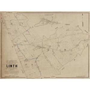 Plan parcellaire de la commune de Linth : avec les mutations