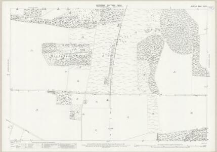 Norfolk XCII.11 (includes: Hockwold Cum Wilton; Weeting With Bromehill) - 25 Inch Map