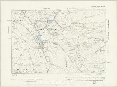 Lancashire LXX.NW - OS Six-Inch Map