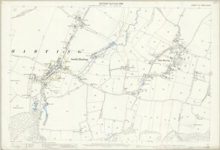 Sussex XXXIII.4 (includes: Harting) - 25 Inch Map