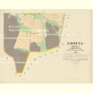 Lhotta - c3931-1-004 - Kaiserpflichtexemplar der Landkarten des stabilen Katasters