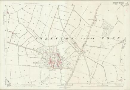 Gloucestershire VIII.15 (includes: Ebrington; Stretton on Fosse) - 25 Inch Map