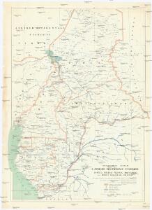 Carte du réseau fluviale navigable de l'Afrique equatoriale française