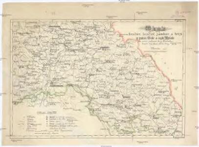 Mapa hradův, zámkův a tvrzí v pořičí Orlic a části Polabí