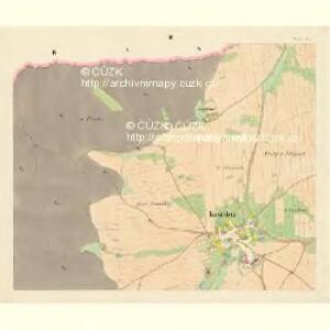 Kosteletz - c3378-1-002 - Kaiserpflichtexemplar der Landkarten des stabilen Katasters