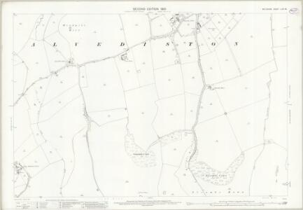 Wiltshire LXIX.16 (includes: Alvediston; Berwick St John; Ebbesbourne Wake) - 25 Inch Map