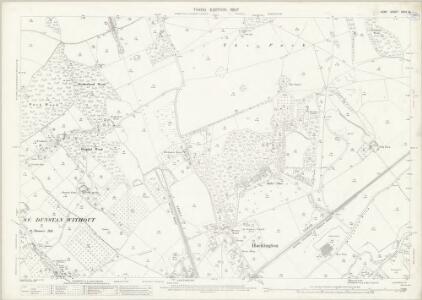 Kent XXXV.15 (includes: Canterbury; Hackington) - 25 Inch Map