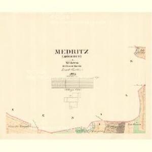 Medritz (Mödřice) - m1840-1-001 - Kaiserpflichtexemplar der Landkarten des stabilen Katasters