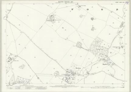Dorset XXVI.1 (includes: Chalbury; Horton; Woodlands) - 25 Inch Map