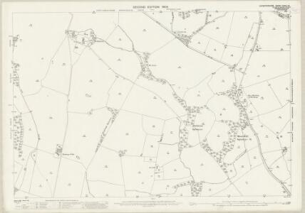 Leicestershire XXXIX.10 (includes: East Norton; Goadby; Hallaton; Tugby) - 25 Inch Map