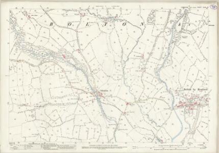 Yorkshire CLXV.12 (includes: Bolton By Bowland) - 25 Inch Map