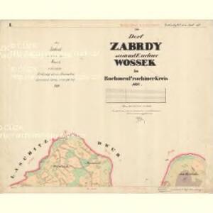 Wossek - c5531-1-001 - Kaiserpflichtexemplar der Landkarten des stabilen Katasters