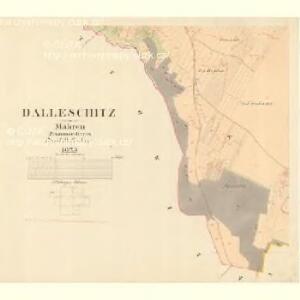 Dalleschitz - m0411-1-005 - Kaiserpflichtexemplar der Landkarten des stabilen Katasters