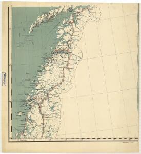 Spesielle kart 93-1: Riks-telegraf og telefonkart over det nordlige Norge 1914