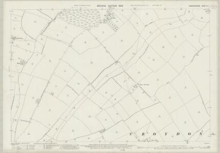 Cambridgeshire LII.7 (includes: Croydon; East Hatley; Tadlow) - 25 Inch Map