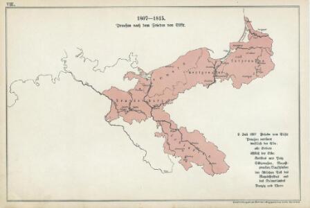 VIII. 1807 - 1815. Preußen nach dem Frieden von Tilsit